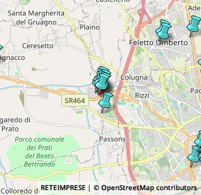 Mappa Via del Cotonificio, 33037 Pasian di Prato UD, Italia (2.556)