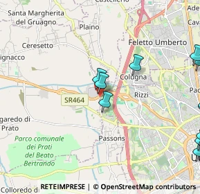Mappa Via del Cotonificio, 33037 Pasian di Prato UD, Italia (3.4445)