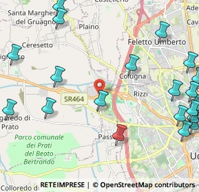 Mappa Via del Cotonificio, 33037 Pasian di Prato UD, Italia (3.001)