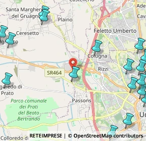 Mappa Via del Cotonificio, 33037 Pasian di Prato UD, Italia (3.4215)