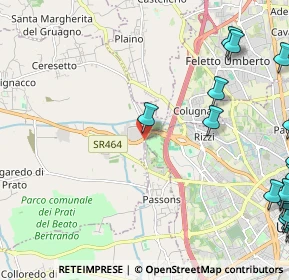 Mappa Via del Cotonificio, 33037 Pasian di Prato UD, Italia (3.6495)