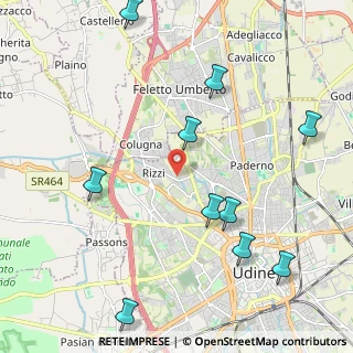 Mappa Via Sondrio, 33100 Udine UD, Italia (2.73364)