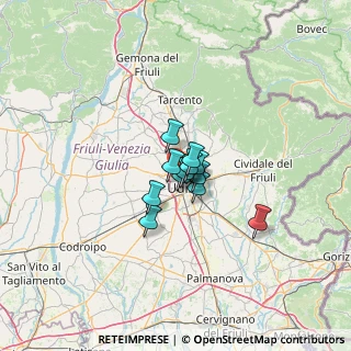 Mappa Via Sondrio, 33100 Udine UD, Italia (6.2175)