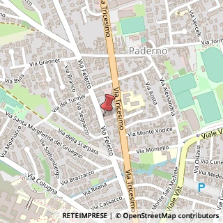 Mappa Via Feletto, 79, 33100 Udine, Udine (Friuli-Venezia Giulia)