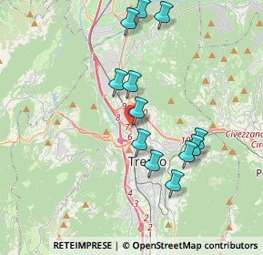Mappa Via Bepi Mor, 38121 Trento TN, Italia (3.52667)
