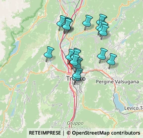 Mappa Via Bepi Mor, 38121 Trento TN, Italia (5.937)