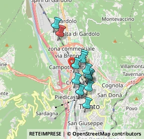 Mappa Via Bepi Mor, 38121 Trento TN, Italia (1.23786)