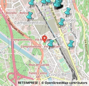 Mappa Via Bepi Mor, 38121 Trento TN, Italia (0.7115)