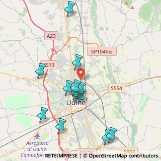 Mappa Via del Maglio, 33100 Udine UD, Italia (4.04)