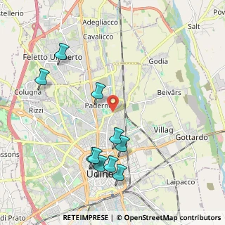 Mappa Via del Maglio, 33100 Udine UD, Italia (2.41636)