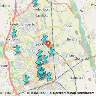 Mappa Via del Maglio, 33100 Udine UD, Italia (2.436)