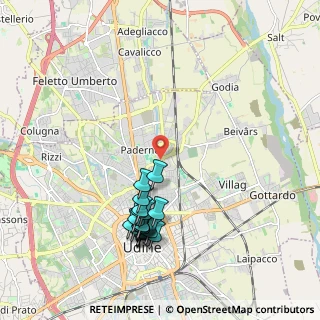 Mappa Via del Maglio, 33100 Udine UD, Italia (2.0465)