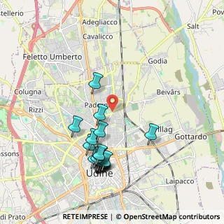 Mappa Via del Maglio, 33100 Udine UD, Italia (2.0345)