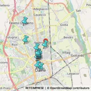 Mappa Via del Maglio, 33100 Udine UD, Italia (1.71273)