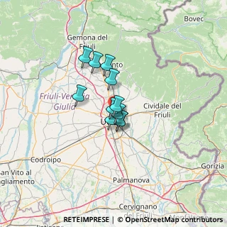 Mappa Via del Maglio, 33100 Udine UD, Italia (7.55818)
