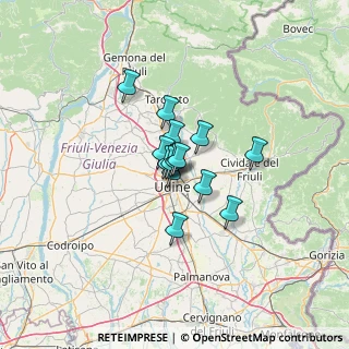 Mappa Via del Maglio, 33100 Udine UD, Italia (7.095)