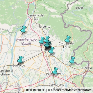 Mappa Via del Maglio, 33100 Udine UD, Italia (10.426)