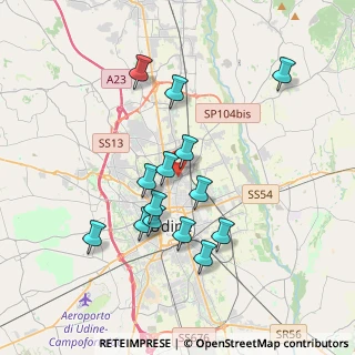 Mappa Campo Sportivo, 33100 Udine UD, Italia (3.34714)