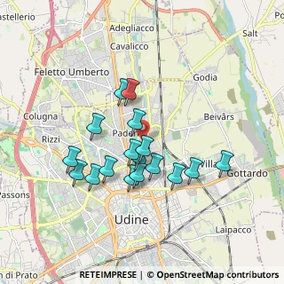 Mappa Campo Sportivo, 33100 Udine UD, Italia (1.52529)