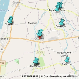 Mappa Via dei Gelsi, 33030 Coseano UD, Italia (2.7905)