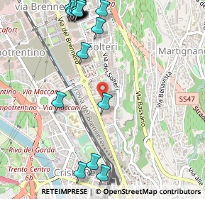 Mappa Via del Brennero, 38100 Trento TN, Italia (0.701)