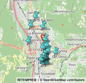 Mappa Via del Brennero, 38100 Trento TN, Italia (1.5705)