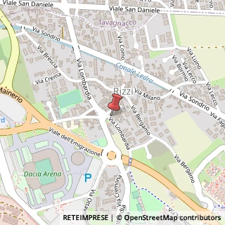 Mappa Piazza Rizzi, 36, 33100 Udine, Udine (Friuli-Venezia Giulia)