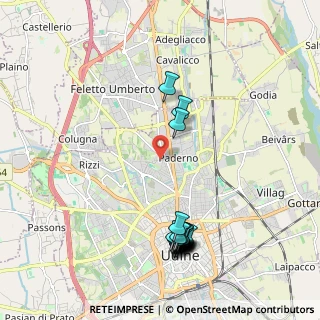 Mappa Via Graonet, 33100 Udine UD, Italia (2.306)