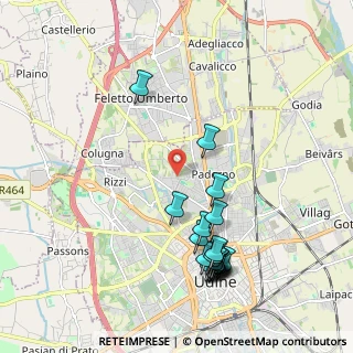 Mappa Via Susans, 33100 Udine UD, Italia (2.2105)
