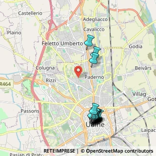 Mappa Via Susans, 33100 Udine UD, Italia (2.41)