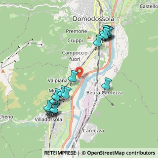Mappa Via 17 Marzo, 28844 Villadossola VB, Italia (2.156)