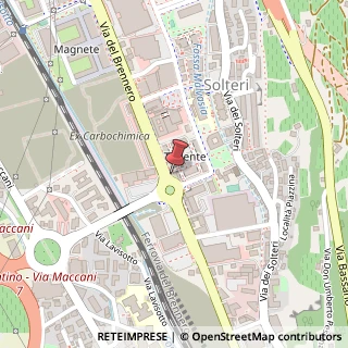 Mappa Via del Brennero, 256, 38121 Trento, Trento (Trentino-Alto Adige)
