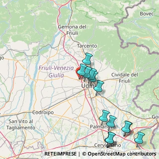 Mappa Via Antonio Bardelli C.C, 33035 Martignacco UD, Italia (19.275)