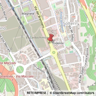 Mappa Via del Brennero, 113, 38121 Trento, Trento (Trentino-Alto Adige)