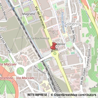 Mappa Via del Brennero, 316, 38121 Trento, Trento (Trentino-Alto Adige)