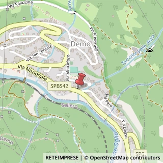Mappa Via Nazionale, 2/B, 25040 Berzo Demo, Brescia (Lombardia)