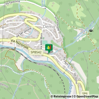 Mappa Via Nazionale, 2/B, 25040 Berzo Demo, Brescia (Lombardia)