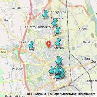 Mappa Via Gran Selva, 33100 Udine UD, Italia (2.145)