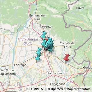 Mappa Via Gran Selva, 33100 Udine UD, Italia (6.185)