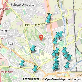 Mappa Via Gran Selva, 33100 Udine UD, Italia (1.32)