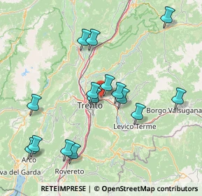 Mappa Via per casèl vèdro, 38121 Villamontagna TN, Italia (15.88133)