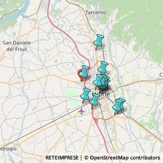 Mappa Via Cotonificio, 33035 Pasian di Prato UD, Italia (5.28385)