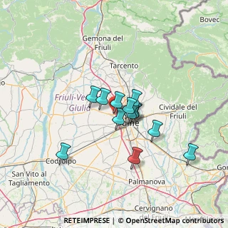 Mappa Via Cotonificio, 33035 Pasian di Prato UD, Italia (9.49)
