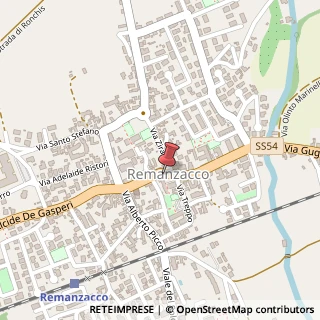 Mappa Piazza Paolo Diacono, 6, 33047 Remanzacco UD, Italia, 33047 Remanzacco, Udine (Friuli-Venezia Giulia)