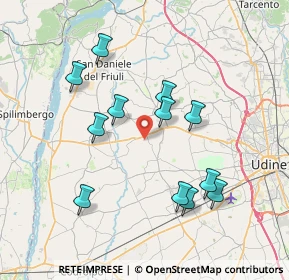 Mappa Via Battiferro, 33034 San Vito di Fagagna UD, Italia (7.15167)