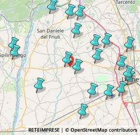 Mappa Via Battiferro, 33034 San Vito di Fagagna UD, Italia (9.5315)