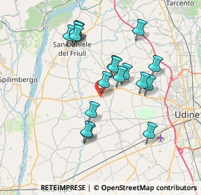 Mappa 33034 San Vito di Fagagna UD, Italia (6.67778)