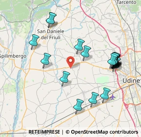 Mappa Via Battiferro, 33034 San Vito di Fagagna UD, Italia (8.3045)