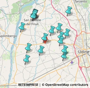 Mappa 33034 San Vito di Fagagna UD, Italia (7.23111)