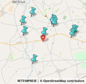 Mappa Via Battiferro, 33034 San Vito di Fagagna UD, Italia (4.06364)